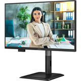 AOC 24P4CV 23.8" monitor Zwart, HDMI, DisplayPort, USB-C, LAN, Audio, 120 Hz