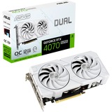 ASUS GeForce RTX 4070 SUPER DUAL EVO OC WHITE grafische kaart DLSS 3, 3x DisplayPort, 1x HDMI 2.1