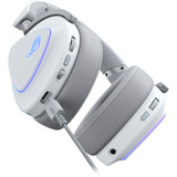ASUS ROG Delta II Moonlight White Edition over-ear gaming headset Wit, RGB, 3.5 mm, 2.4 GHz, Bluetooth