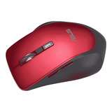 ASUS WT425 Wireless Mouse Rood, 1000 - 1600 dpi, 2,4 GHz