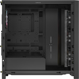 Corsair FRAME 4000D LCD RS ARGB Premium midi tower behuizing Zwart | 3x USB-C | RGB | Tempered Glass