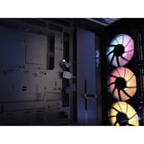 Corsair FRAME 4000D LCD RS ARGB midi tower behuizing Zwart | 3x USB-C | RGB | Tempered Glass