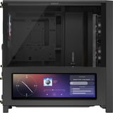 Corsair FRAME 4000D LCD RS ARGB midi tower behuizing Zwart | 3x USB-C | RGB | Tempered Glass
