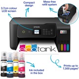 Epson EcoTank ET-2820 A4 multifunctionele Wi-Fi-printer met inkttank all-in-one inkjetprinter Zwart, Scannen, Kopiëren, Wi-Fi, inclusief tot 3 jaar inkt