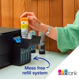 Epson EcoTank ET-2820 A4 multifunctionele Wi-Fi-printer met inkttank all-in-one inkjetprinter Zwart, inclusief tot 3 jaar inkt, Scannen, Kopiëren, Wi-Fi