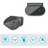 GARDENA AquaBloom Set L voor bewatering op zonne-energie besproeiingscomputer Grijs/turquoise, Automatisch besproeiingssysteem, accu inbegrepen