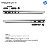 HP ProBook 4 G1i AI (D42TPET) 16"  laptop Zilver | Ultra 5 225U | Intel Graphics | 24 GB | 512 GB SSD