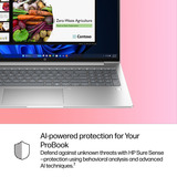 HP ProBook 4 G1i AI (D42TPET) 16"  laptop Zilver | Ultra 5 225U | Intel Graphics | 24 GB | 512 GB SSD