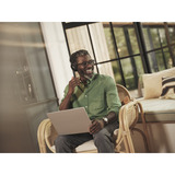 Jabra Evolve3 75 on-ear headset Zwart, Unified Communications (UC), Link390 USB-C