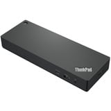 Lenovo ThinkPad Thunderbolt 4 Workstation Dock dockingstation Zwart/rood, 40B00300EU