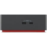 Lenovo ThinkPad Thunderbolt 4 Workstation Dock dockingstation Zwart/rood, 40B00300EU