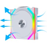 Lian Li UNI FAN SL120 Wireless Reverse Blade RGB case fan Wit, 120 x 124.5 x 28 mm, PWM