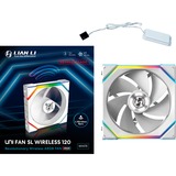 Lian Li UNI FAN SL120 Wireless Reverse Blade case fan Wit, 4-pin PWM fan-connector