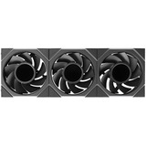 Lian Li UNI FAN TL LCD FLEX Reverse 120 Wireless RGB case fans Zwart, 3 stuks, 124 x 120 x 28 mm, PWM, 3 stuks