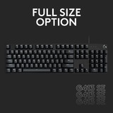 Logitech G413 TKL SE Mechanical Gaming Keyboard Zwart, US lay-out, GL Tactile
