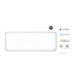 Mill Steel WiFi paneelverwarming PA2000WIFI4, 2000 Watt convector Wit, wifi 2,4 GHz (wifi 6), Bluetooth 5.2, Zigbee 3.0 + App