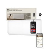 Mill Steel WiFi paneelverwarming PA2000WIFI4, 2000 Watt convector Wit, wifi 2,4 GHz (wifi 6), Bluetooth 5.2, Zigbee 3.0 + App