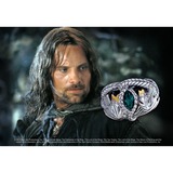 Noble Collection Lord of the Rings: The Ring of Aragorn Size 9 decoratie Zilver/groen