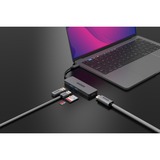 Sitecom 5-in-1 USB-C Multiport usb-hub Grijs