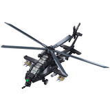 Sluban Army - WZ-10S Attack Helicopter Constructiespeelgoed Schaal 1:45