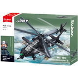 Sluban Army - WZ-10S Attack Helicopter Constructiespeelgoed Schaal 1:45