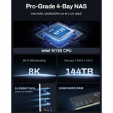 TerraMaster F4-425 Plus nas Wit, 2x 5GbE, HDMI, USB