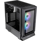 Thermaltake  midi tower behuizing Zwart | 2x USB-A | 1x USB-C | RGB | Window