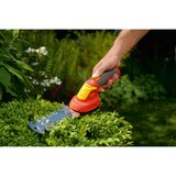 WOLF-Garten Finesse 30 B accu buxusschaar struikschaar Rood/geel, 3,6 V / 1,5 Ah, accu en oplader inbegrepen