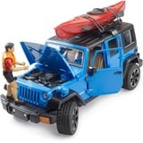 bruder Jeep Wrangler Rubicon Unlimited met kajak en figuur Modelvoertuig 02529