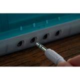 8BitDo Retro 87 Mechanical Keyboard - N64 30th edition Blauw, US lay-out (QWERTY), 80% (TKL), PBT keycaps, Bluetooth 5.0, Wireless 2.4G, USB
