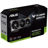 ASUS GeForce RTX 4080 TUF GAMING OC grafische kaart 2x HDMI, 3x DisplayPort, DLSS 3