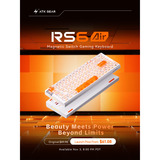 ATK RS6 Air Esports Hall Effect Keyboard Wit, US lay-out (QWERTY), 65%, RGB