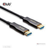 Club 3D HDMI hybride AOC kabel Zwart, 30 meter