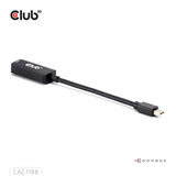 Club 3D Mini DisplayPort 1.4 naar HDMI 8K60Hz M/F Adapter Zwart