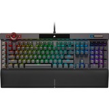 Corsair K100 RGB, gaming toetsenbord Zwart, US lay-out, Corsair OPX, RGB leds