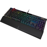 Corsair K100 RGB, gaming toetsenbord Zwart, US lay-out, Corsair OPX, RGB leds