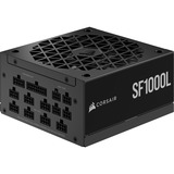 Corsair SF1000L 1000W voeding  Zwart, 5x PCIe, 12VHPWR, kabelmanagement