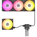 Corsair iCUE LINK LX120 RGB Triple Refurbished case fans Zwart, 3 stuks, 120 x 120 x 25 mm, PWM, 3 stuks