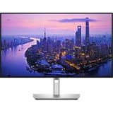 Dell UltraSharp U2725QE 27" 4K Ultra HD monitor Zwart/zilver, 1x DisplayPort, 1x HDMI, 3x USB-C, 5x USB-A, 2x Thunderbolt, 1x RJ-45, 120 Hz