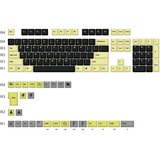 Ducky Mico keycaps Zwart/groen, 132 stuks