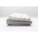 Ducky One 3 Classic Pure White SF RGB mechanisch toetsenbord Wit, US lay-out (QWERTY), Cherry MX Brown, 65%, RGB leds, Double-shot PBT, Hot-swappable, QUACK Mechanics