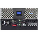Eaton Power Quality 9PX UPS Netpack (9PX3000IRTN) ups Zwart/zilver, 8x C13, 2x C19, USB incl. Netwerkkaart