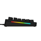 Glorious GMMK 3 HE 75% Prebuilt Wired Black, gaming toetsenbord Zwart, US lay-out, Glorious Fox, 75%, RGB, GPBT-doubleshot keycaps, Knob