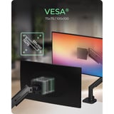 ICY BOX IB-MS701-T monitorarm Zwart