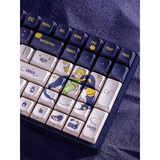 Iqunix F97 Starry Tryst RGB mechanisch gaming toetsenbord Donkerblauw, US lay-out (QWERTY), IQUNIX Silent Rose, 96%, RGB leds, Hot-swappable, PBT, 2.4GHz | Bluetooth 5.1 | USB-C