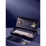 Iqunix F97 Starry Tryst RGB mechanisch gaming toetsenbord Donkerblauw, US lay-out (QWERTY), IQUNIX Silent Rose, 96%, RGB leds, Hot-swappable, PBT, 2.4GHz | Bluetooth 5.1 | USB-C