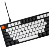 Keychron C2-H1, toetsenbord Zwart/wit, US lay-out, Gateron G Pro Red, Hot swap, RGB leds, Double-shot ABS keycaps