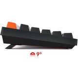 Keychron C2-H1, toetsenbord Zwart/wit, US lay-out, Gateron G Pro Red, Hot swap, RGB leds, Double-shot ABS keycaps