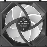 Lian Li UNI FAN SL-INF FLEX RGB case fans Zwart, 3 stuks, 120 x 124 x 28 mm, PWM