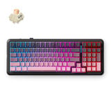 MCHOSE K99 V2 Wireless Gasket Mount Mechanical Keyboard Zwart, US lay-out (QWERTY), Kailh Box Icy Creamsicle, 99%, RGB, PBT Keycaps, Hot-Swap, 2.4 GHz | Bluetooth | USB-C